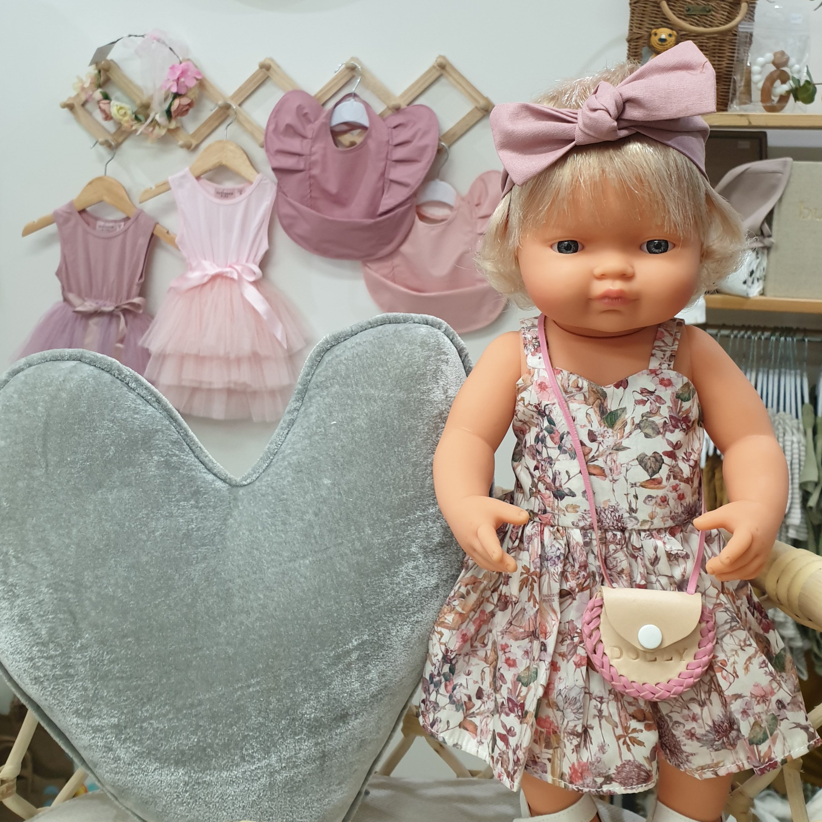 Miniland Multicolor Rain Coat & Boots Doll Clothes