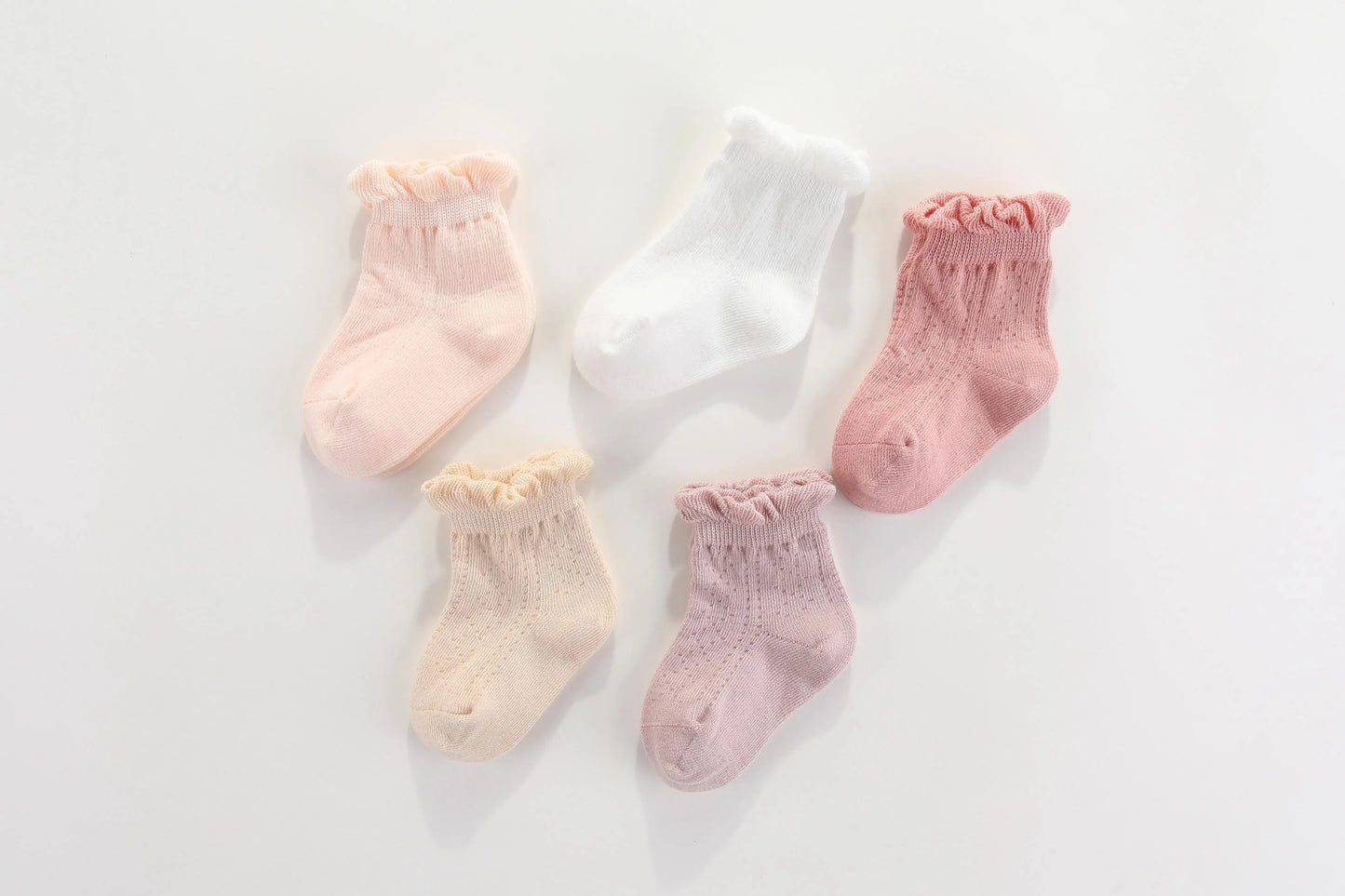 Frilly Crew Socks - Mist