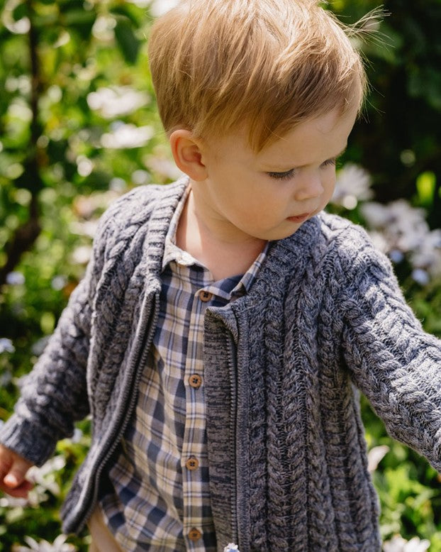 Oliver Cable Cardigan - Indigo