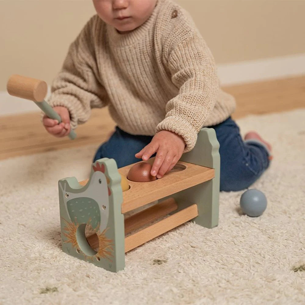 Little Farm Pounding Bench with Balls