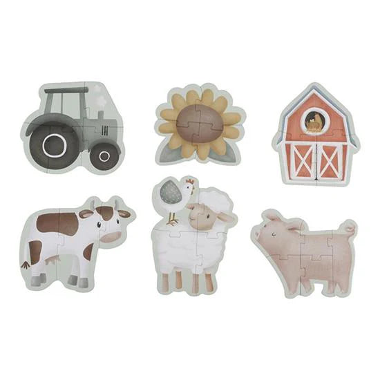 Little Farm 6 in 1 Toddler Puzzles