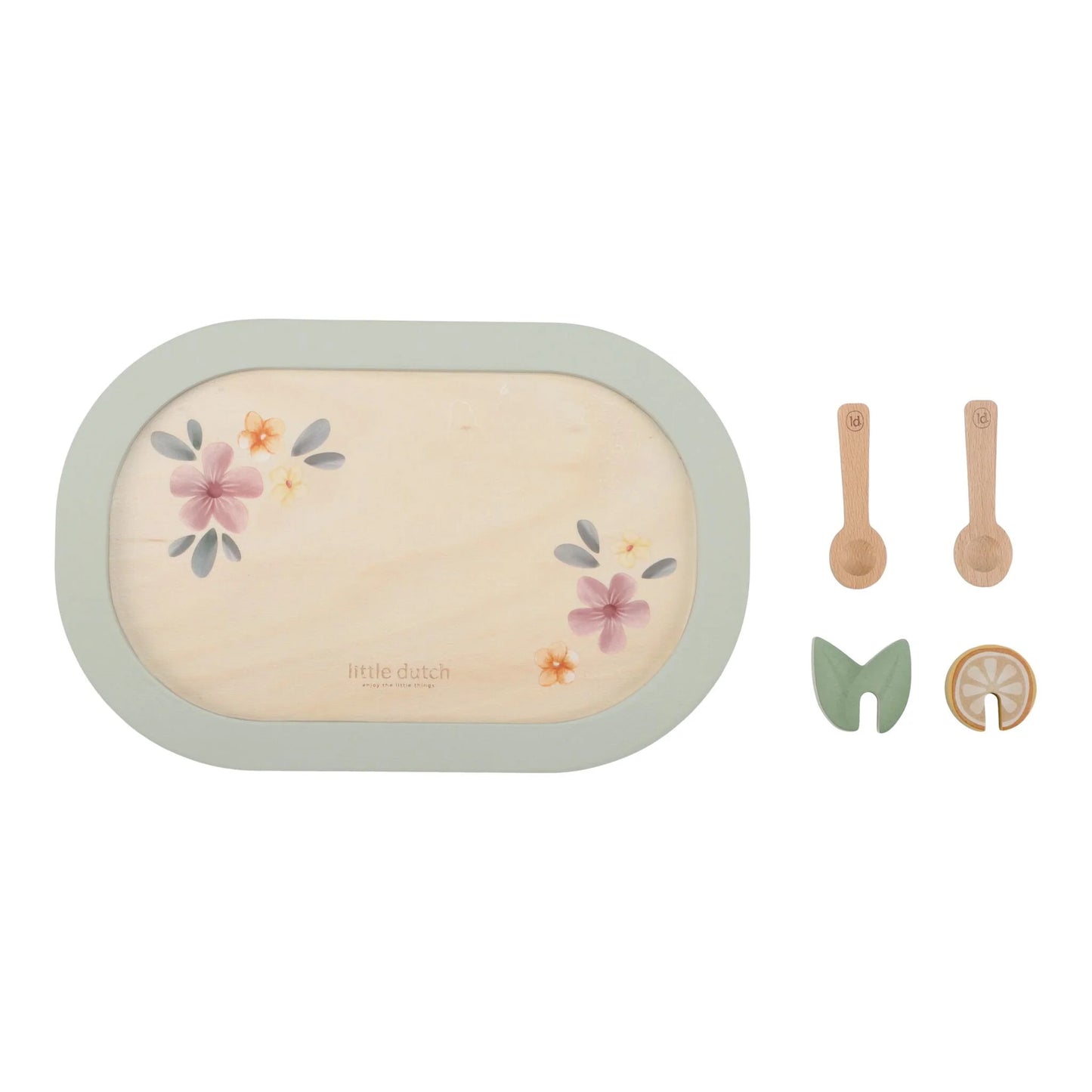 Little Dutch Wooden Tea Set - Multicolour