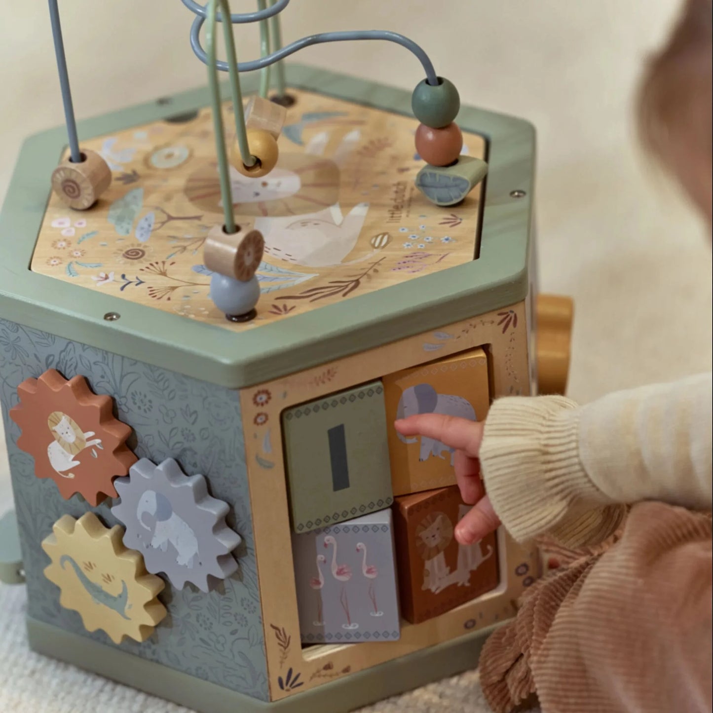 Little Dutch Safari Wooden Activity Hexagon