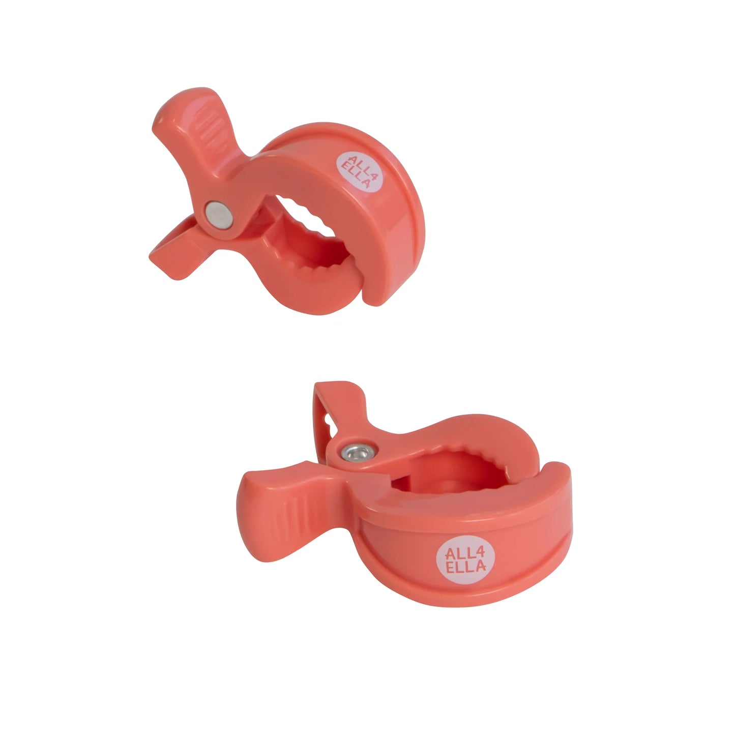 Pram Pegs 2 Pk - Coral