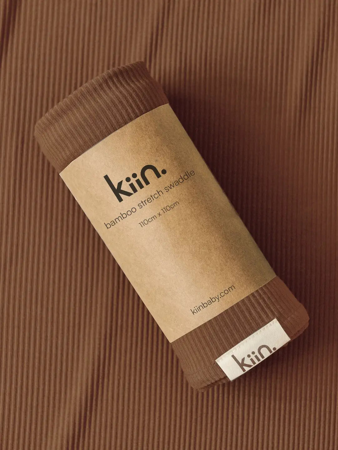 Bamboo Stretch Swaddle - Chocolate