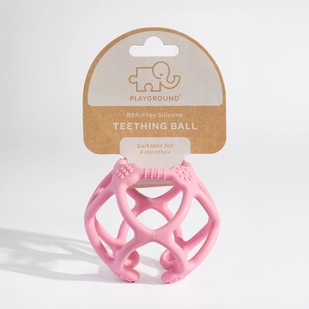 Silicone Teething Ball - Light Pink