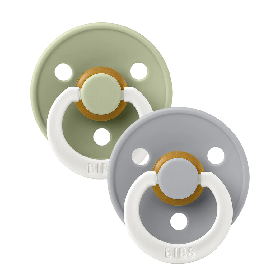 BIBS Night Glow Dummies Size 3 - Sage/Cloud
