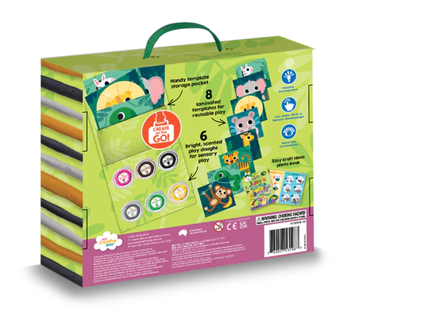 First Crafts Jungle Dough Sensory Craft Box