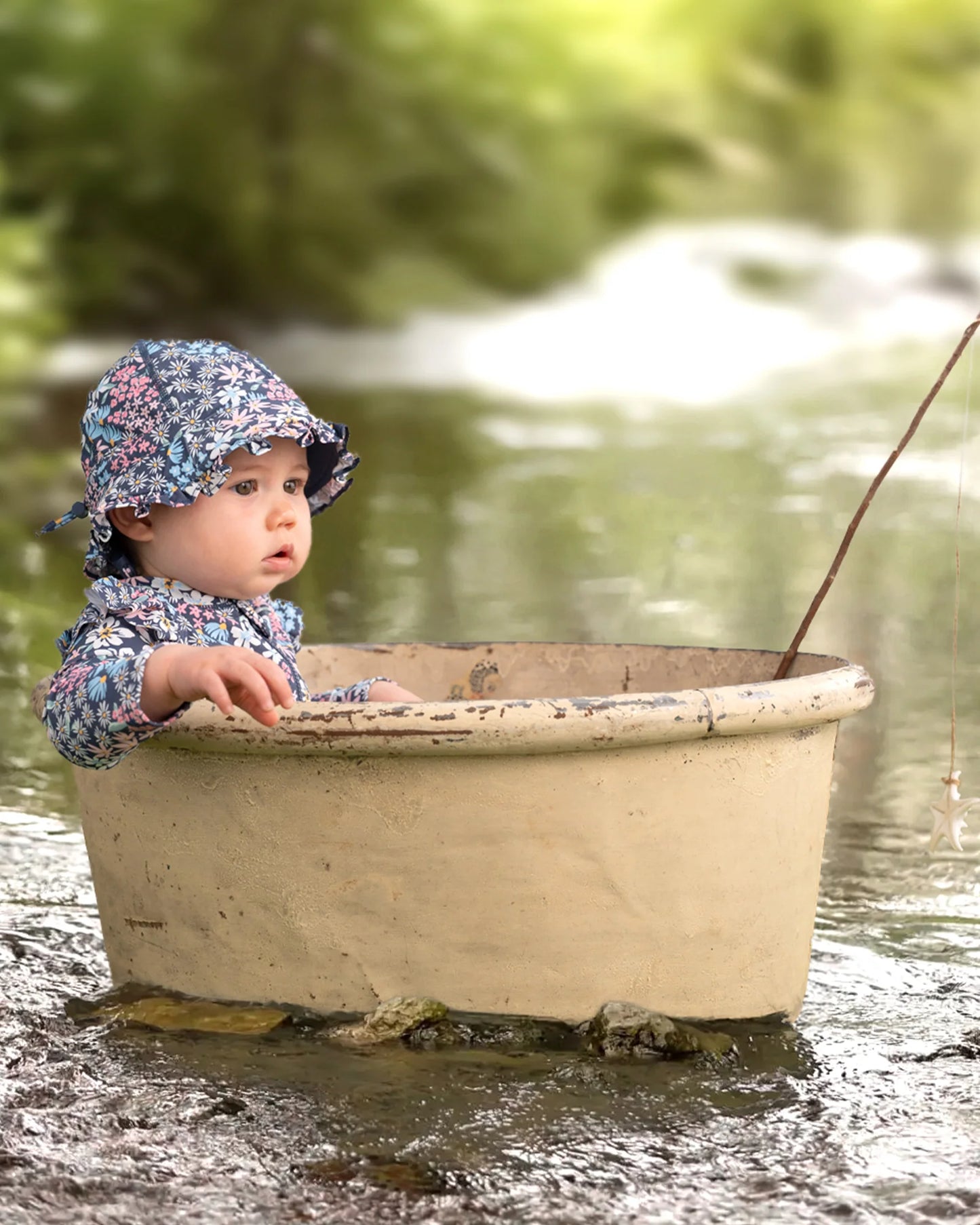 Toshie Swim Hat - Wattle Dusk