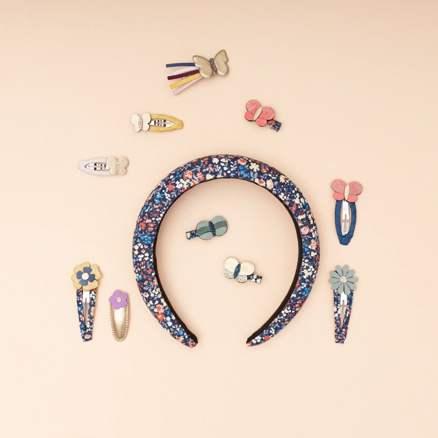 Ivy Butterfly Clips - Winter Ivy