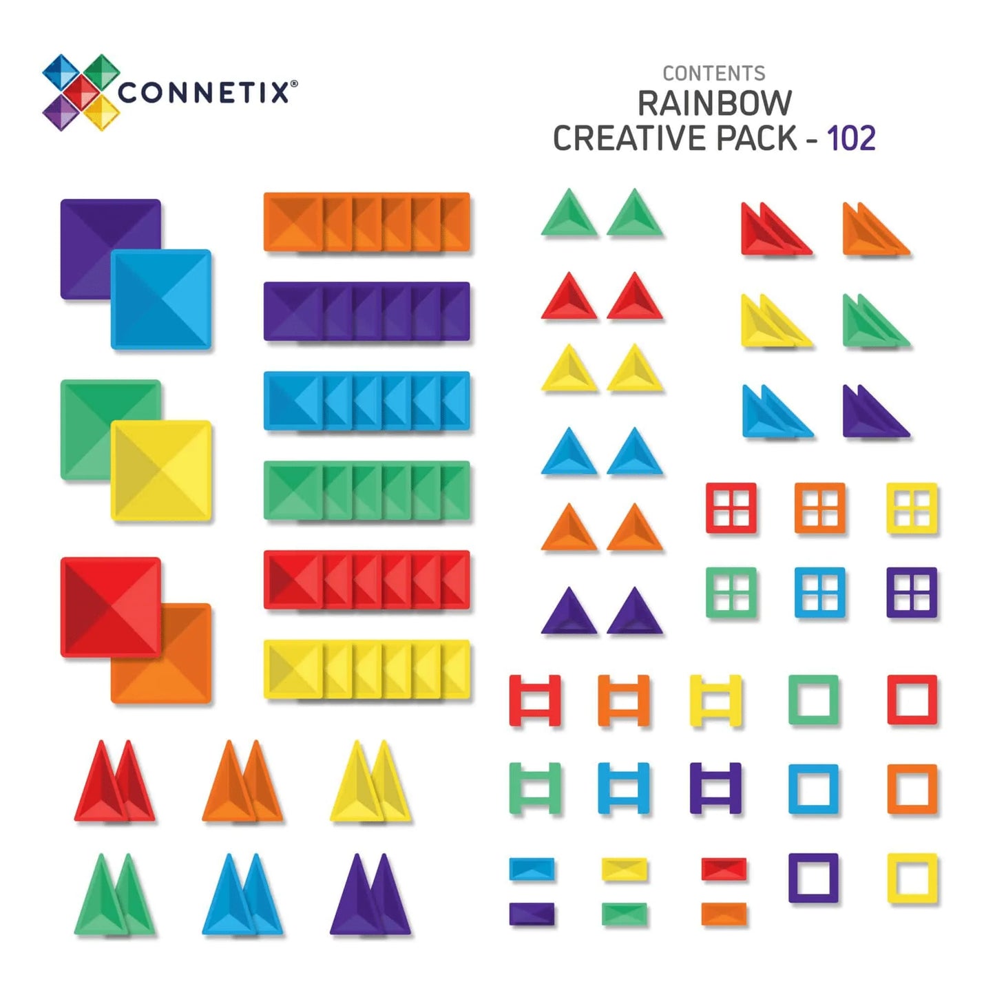 102 Pce Rainbow Creative Pack