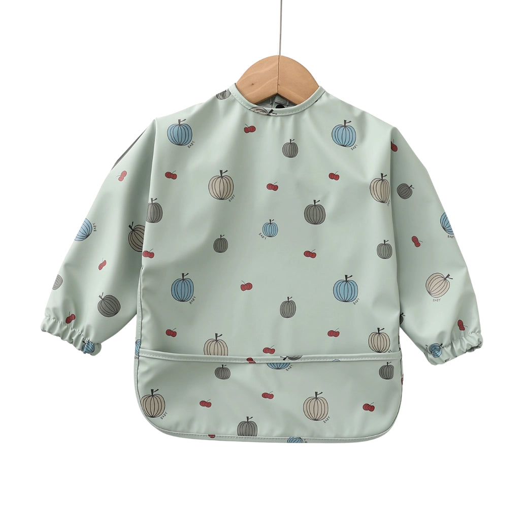 Smock Bib - Green Pumpkin