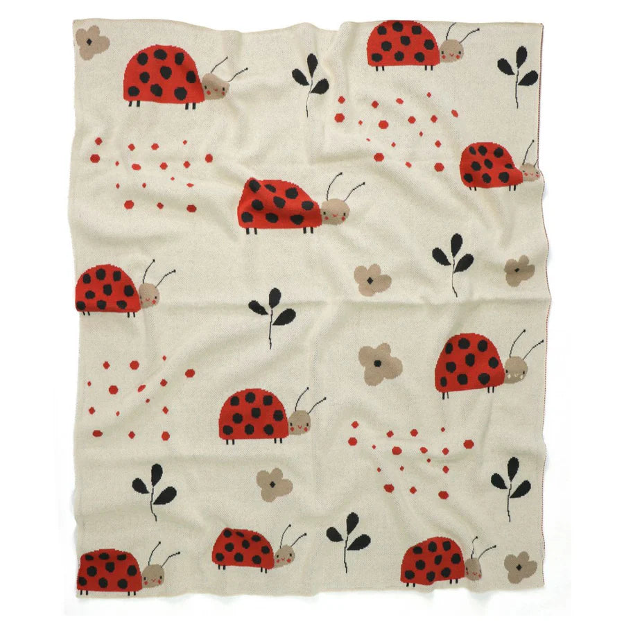 Lily Lady Bird Baby Blanket
