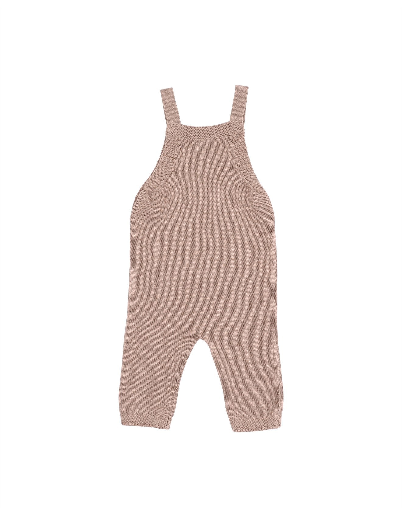Bailey Knitted Overalls - Chestnut