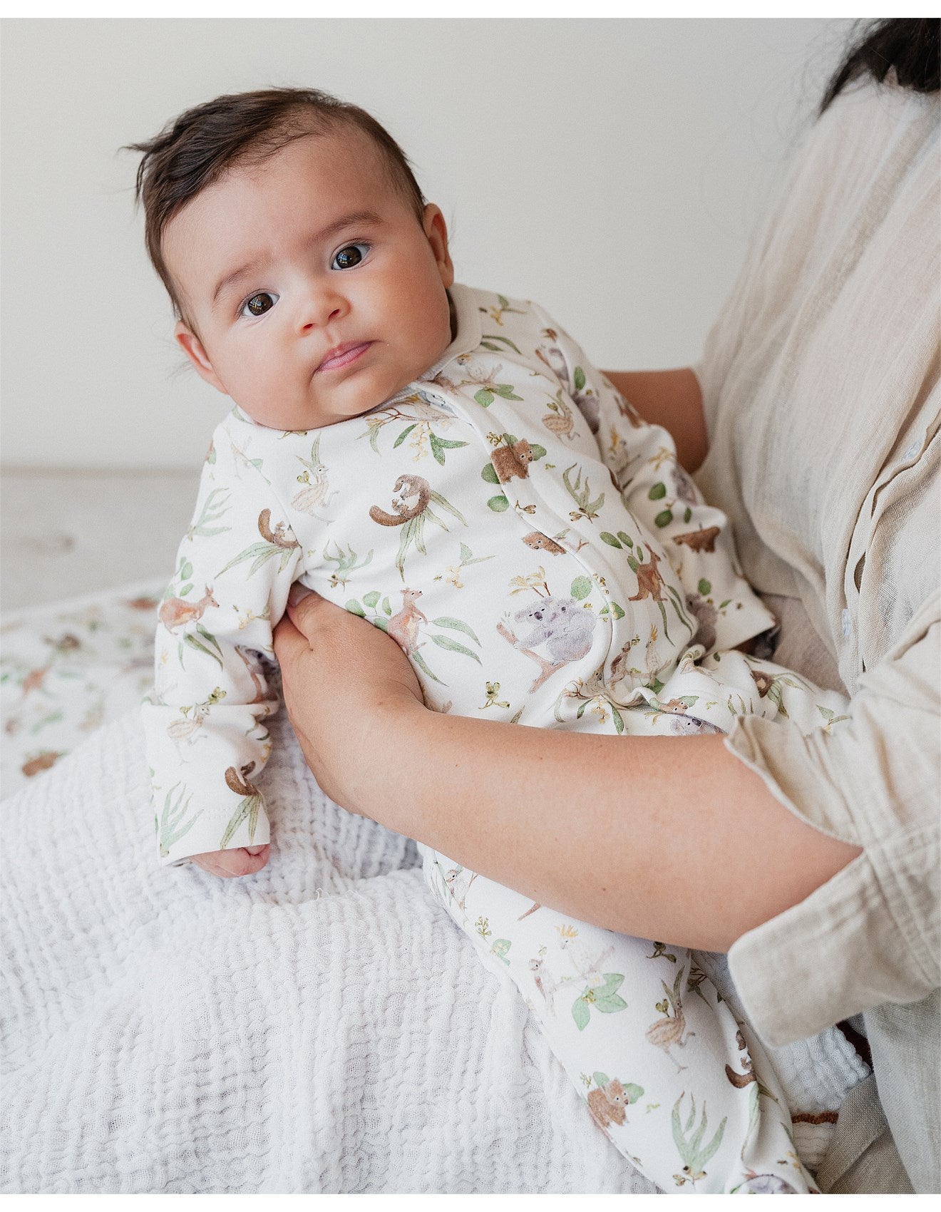 Bailey Native L/S Zip Onesie