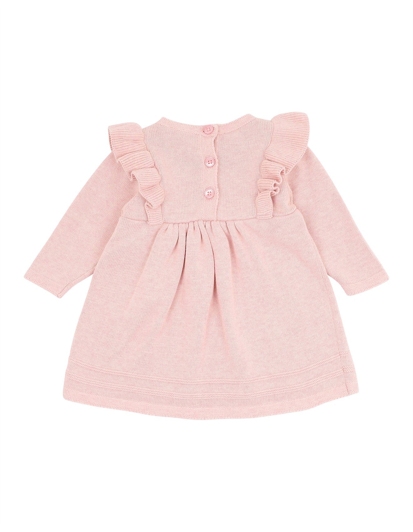 Nancy Knitted Dress - Pale Pink Marl
