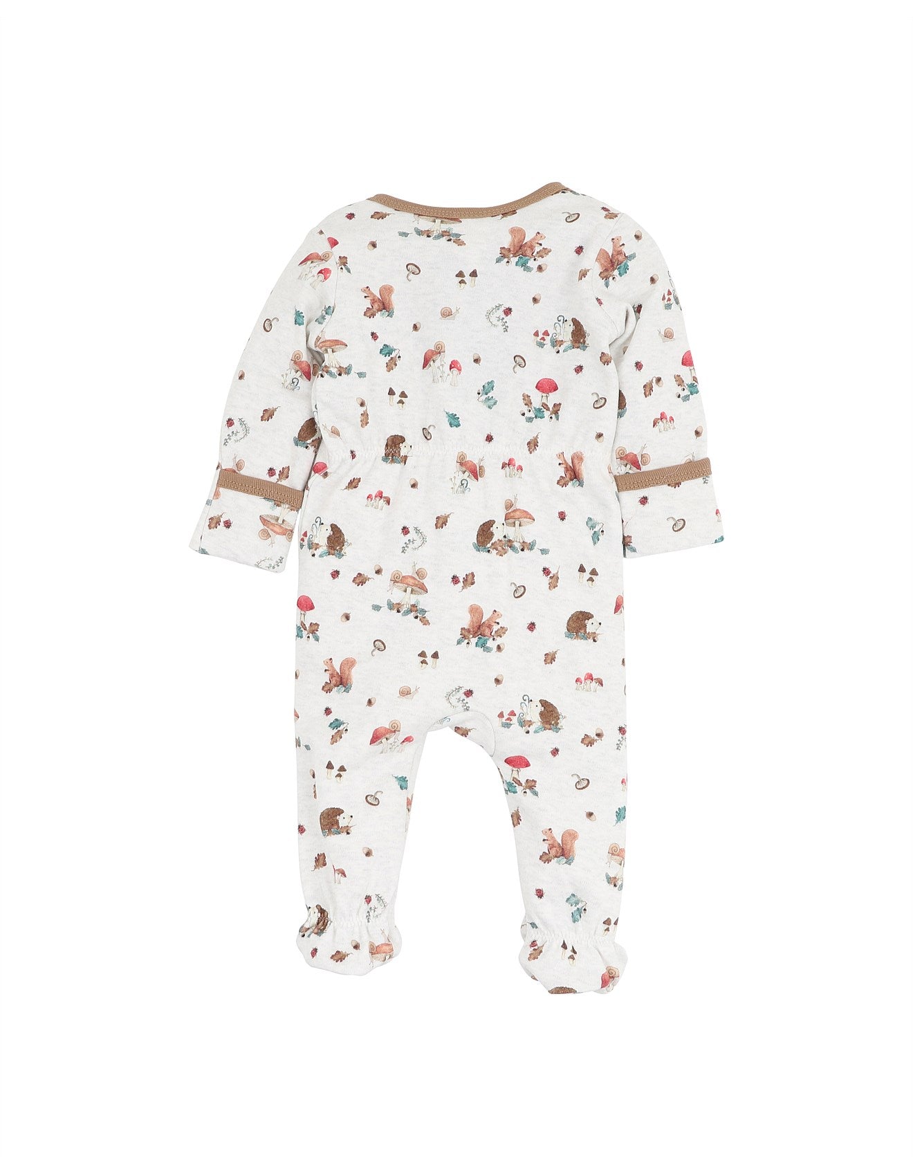 Toby Print L/S Zip Onesie