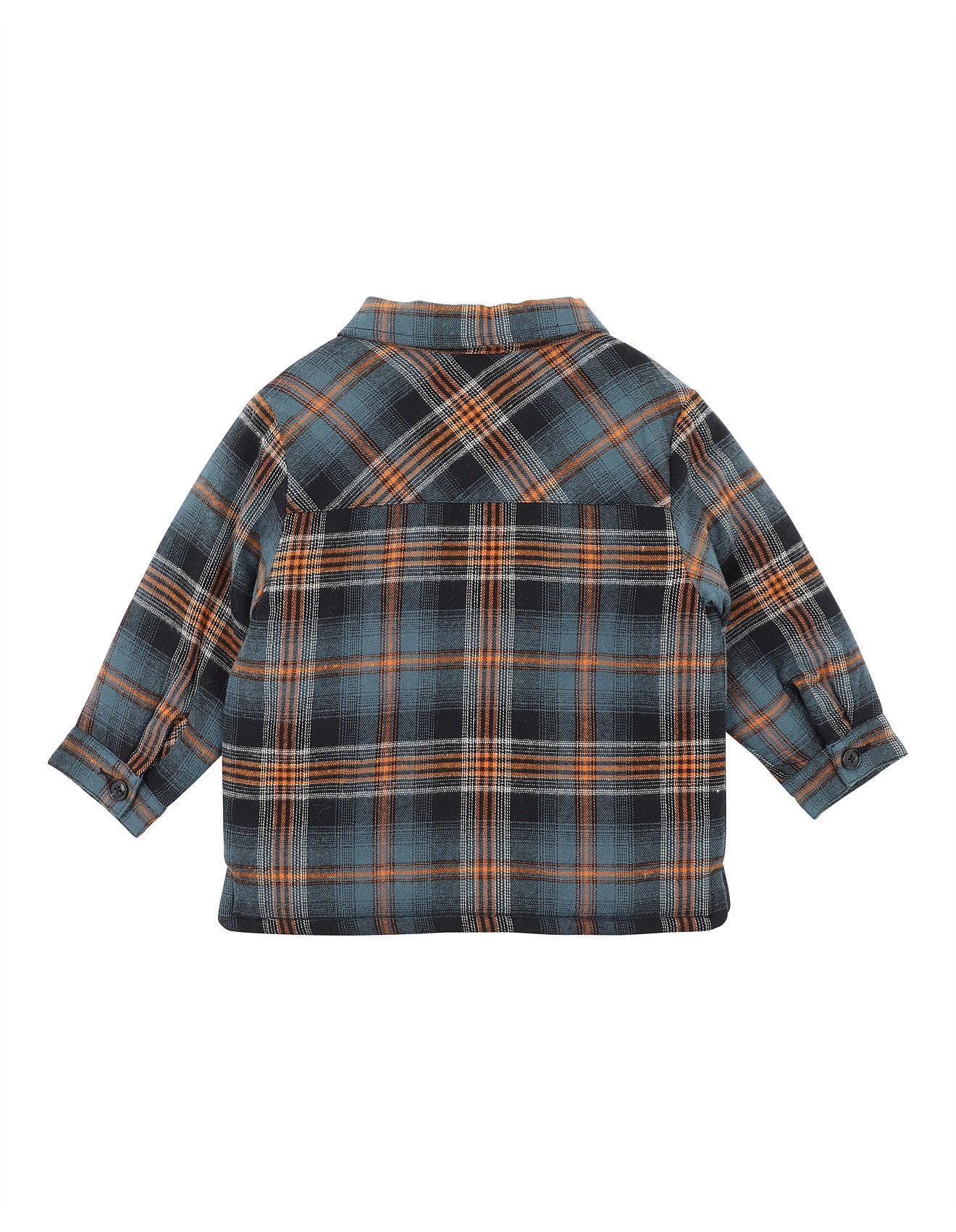 Boys Check Shacket - Multi