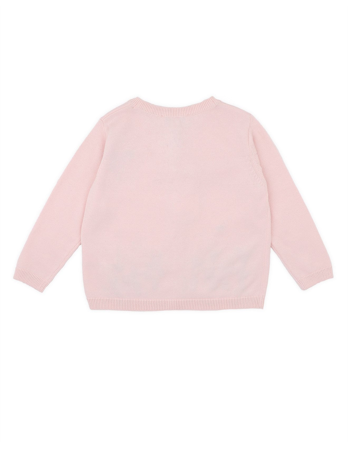 Tess Hand Embroidered Cardigan - Pale Pink