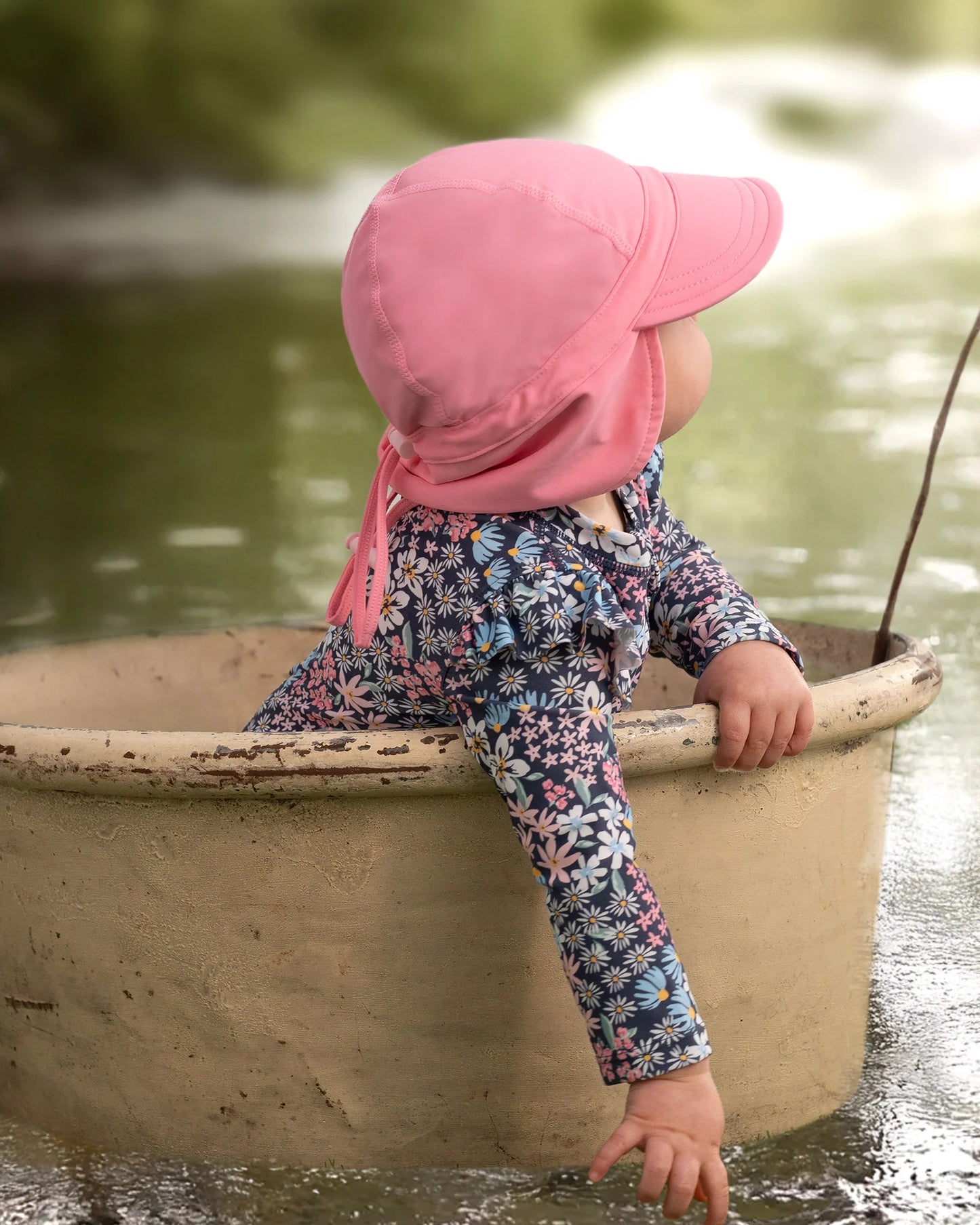 Toshi Swim Onesie L/S - Wattle Dusk