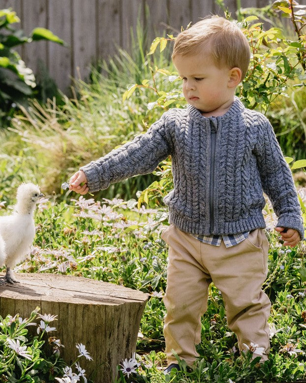 Oliver Cable Cardigan - Indigo