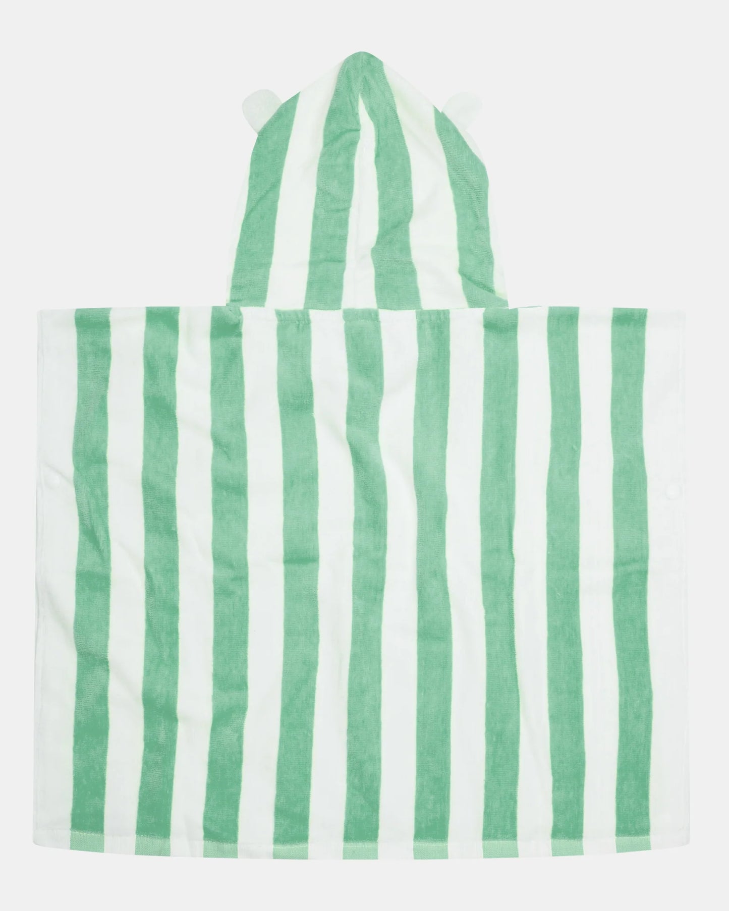 Toshi Hooded Towel - Seagrass Stripe