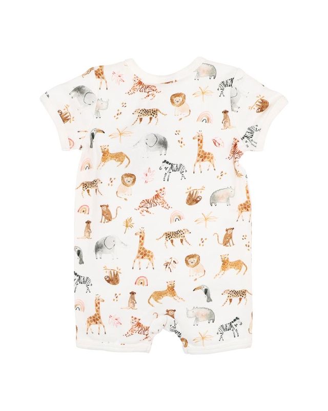 Billie S/S Zipsuit - Billie Print