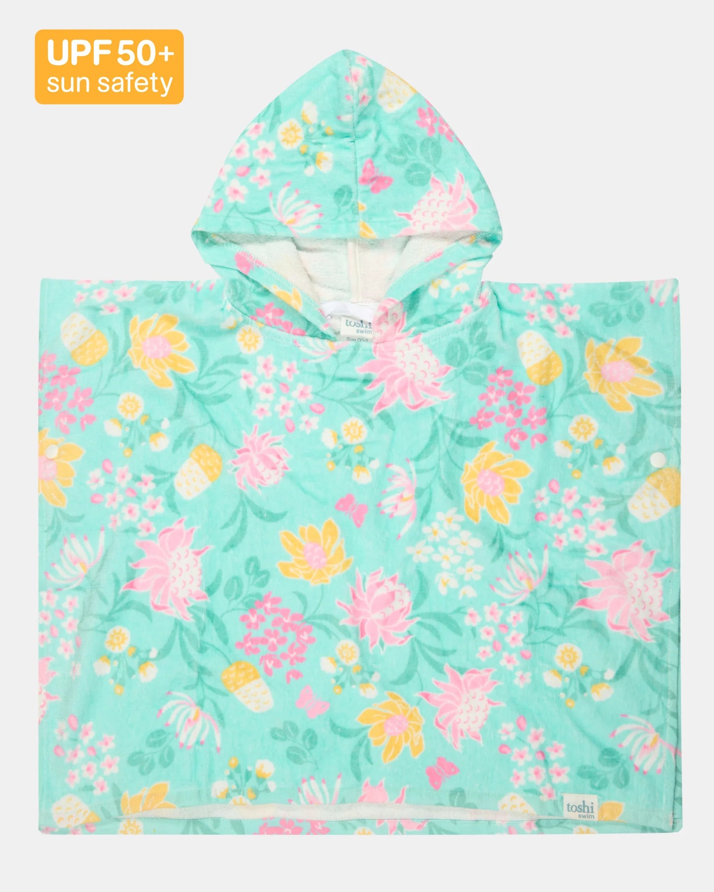 Toshi Hooded Towel - Waratah Mint