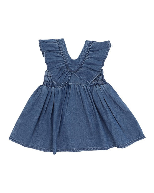 Wild Horses Denim Dress - Indigo