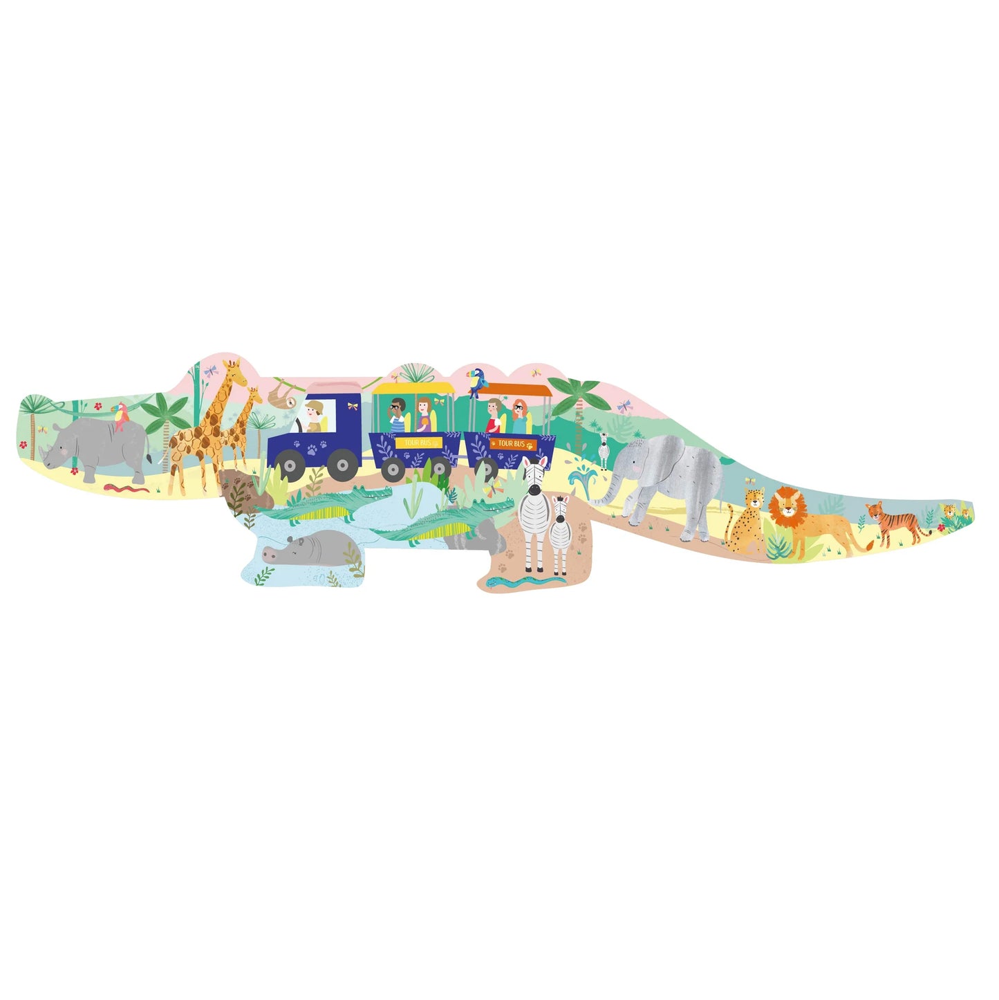 Jungle Shaped Puzzle - 20 Pce