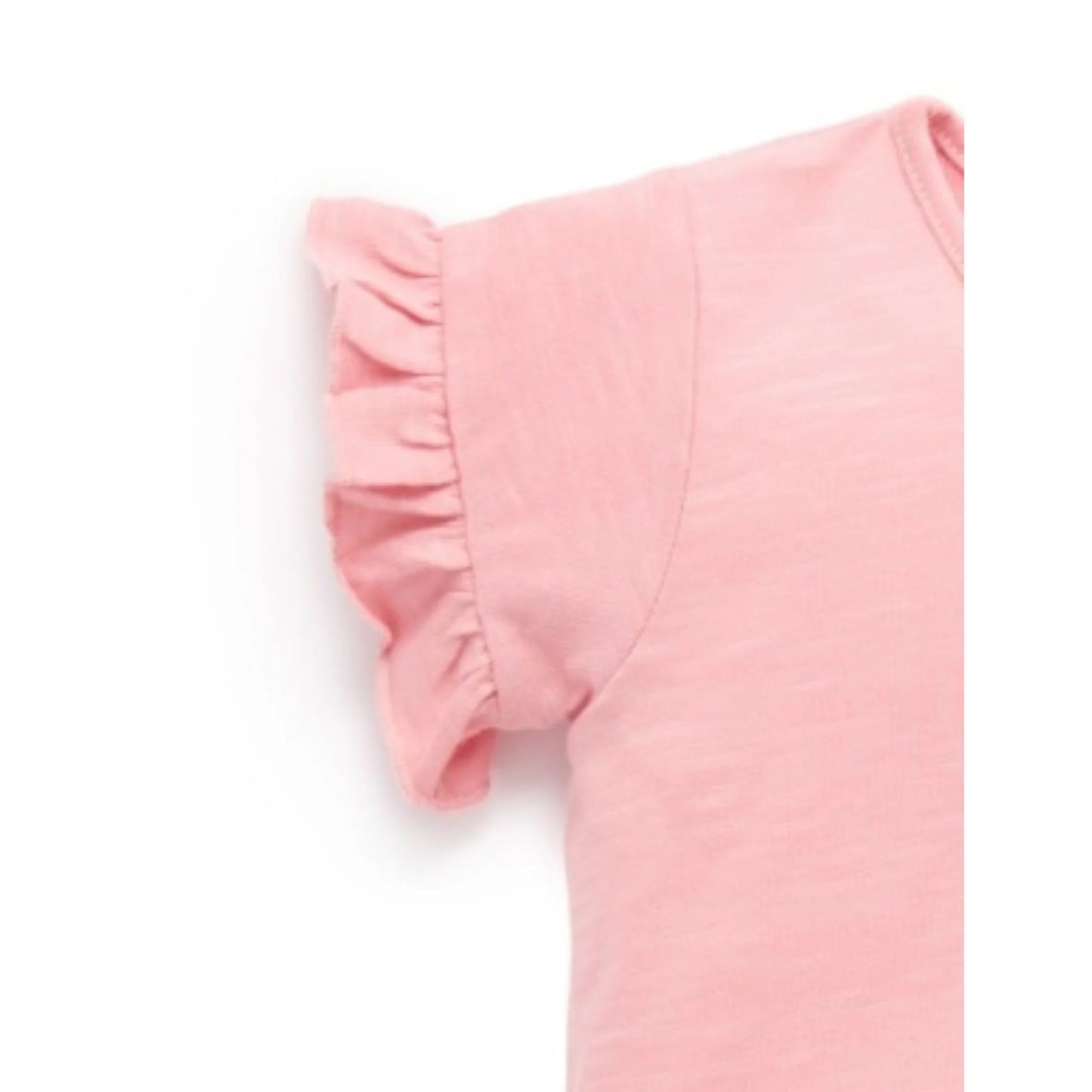 Ruffle Tee - Papaya