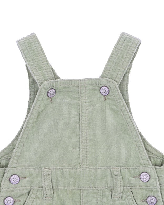 Isaac Cord Overalls - Sage Green