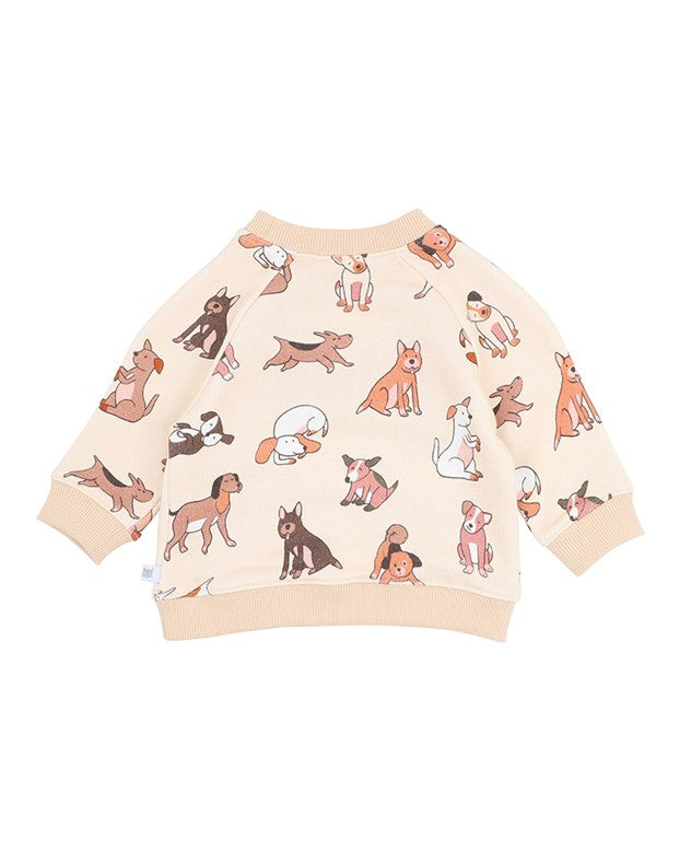 Cool Dogs Print Sweatshirt
