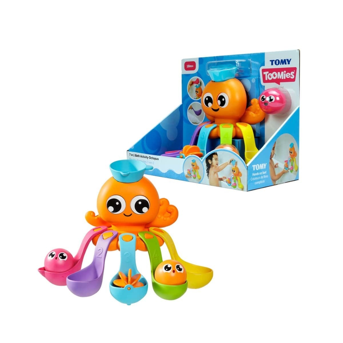 Tomy - 7 In One Bath Activity Octopus