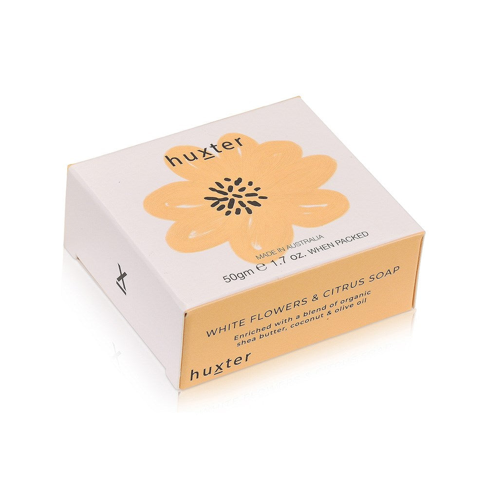 White Flowers & Citrus Guest Boxed Soap - 50gr