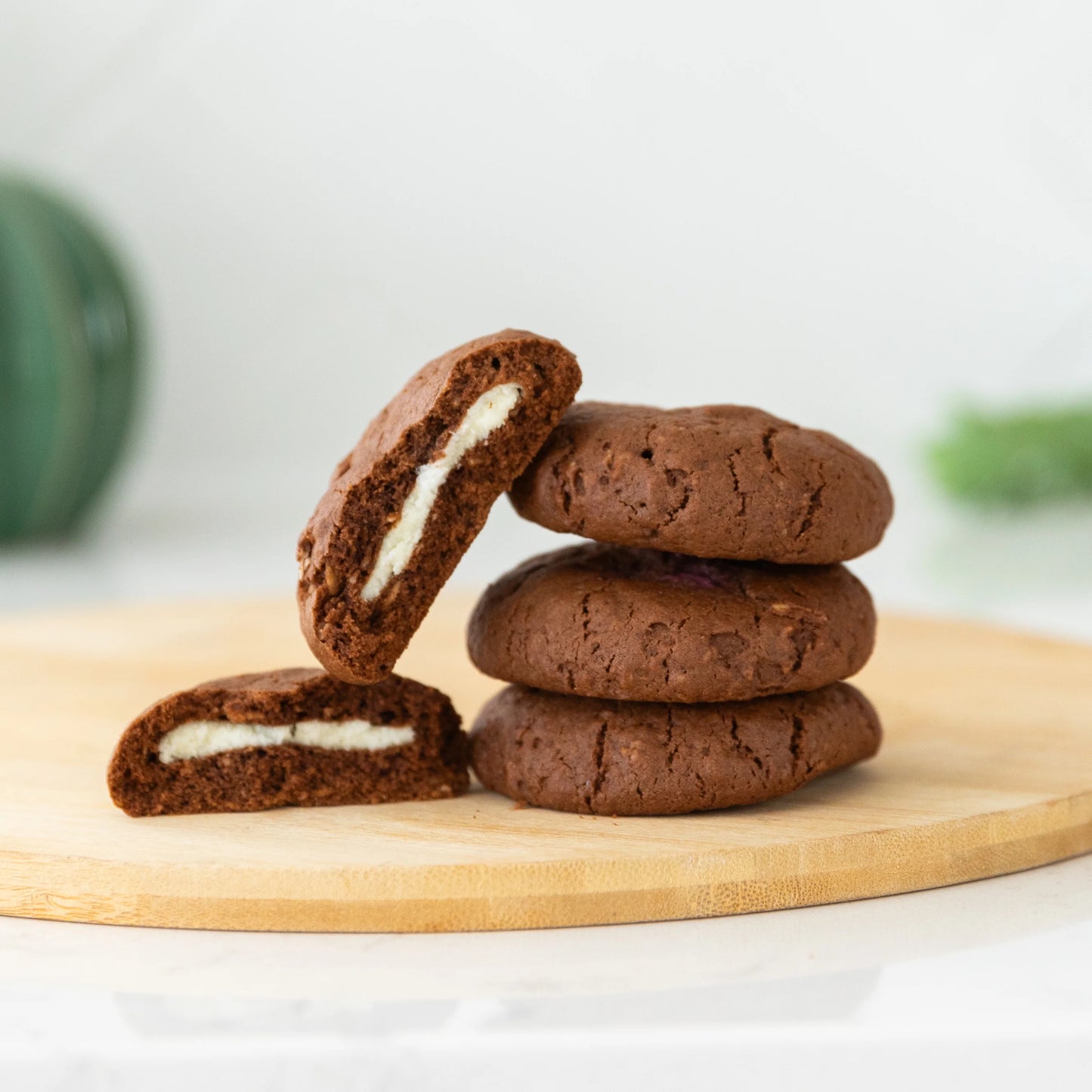 Milky Goodness Mint Slice Lactation Cookies