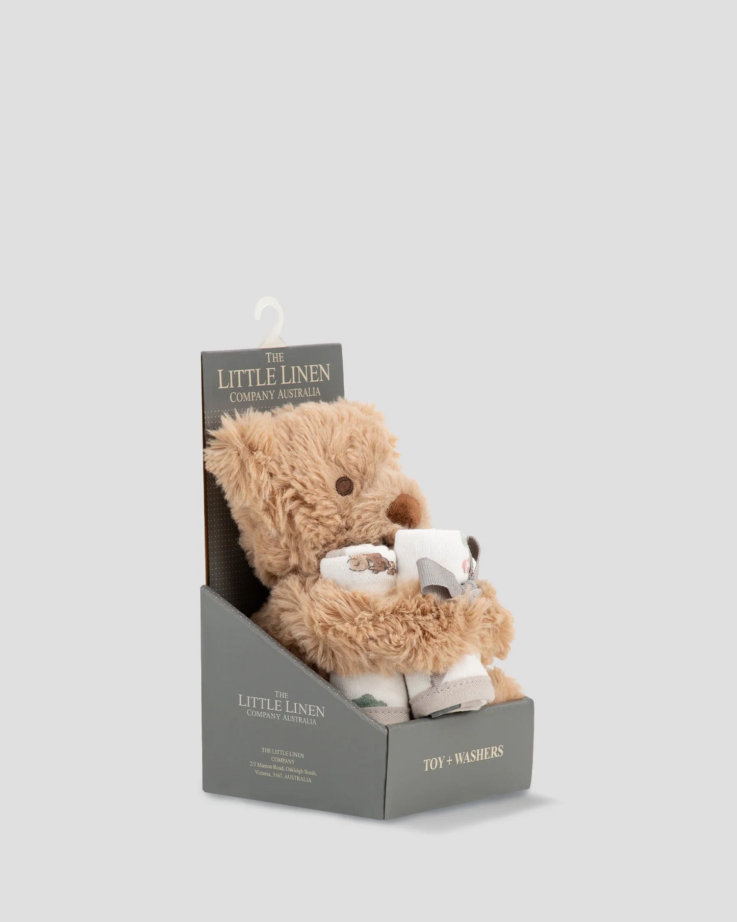 Soft Plush Toy & Face Washers - Willow Bear
