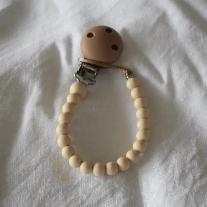 Silicone Dummy Clip - Biege