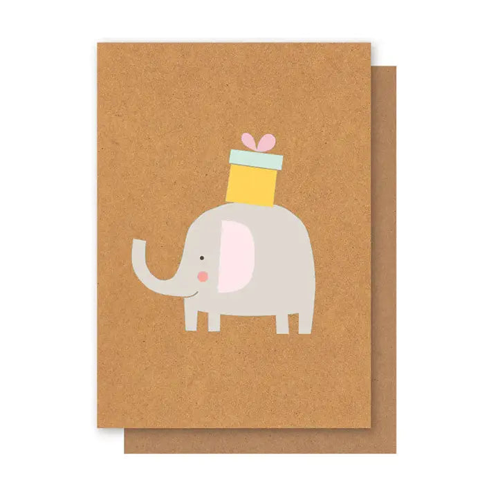 Elephant Birthday Card