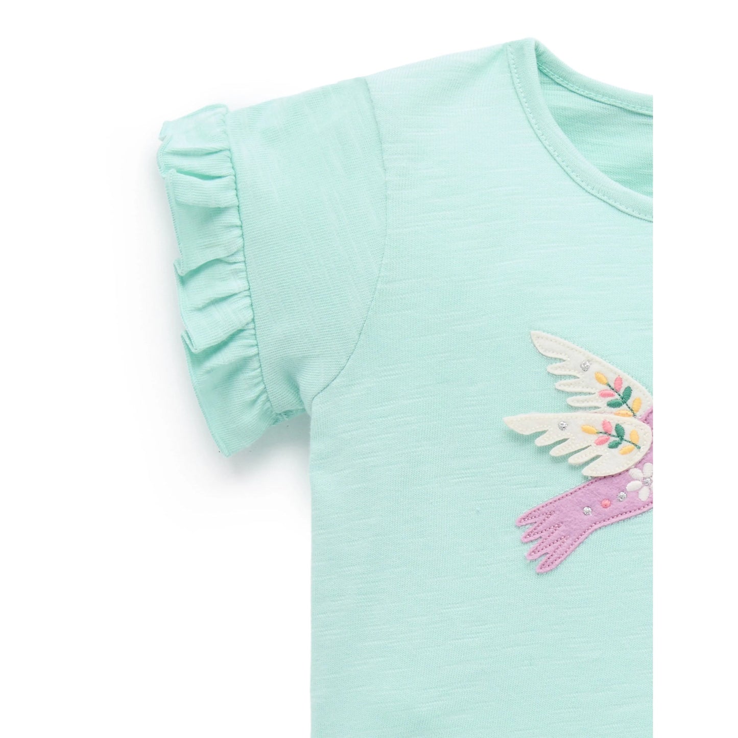 Ruffle Tee - Aloe