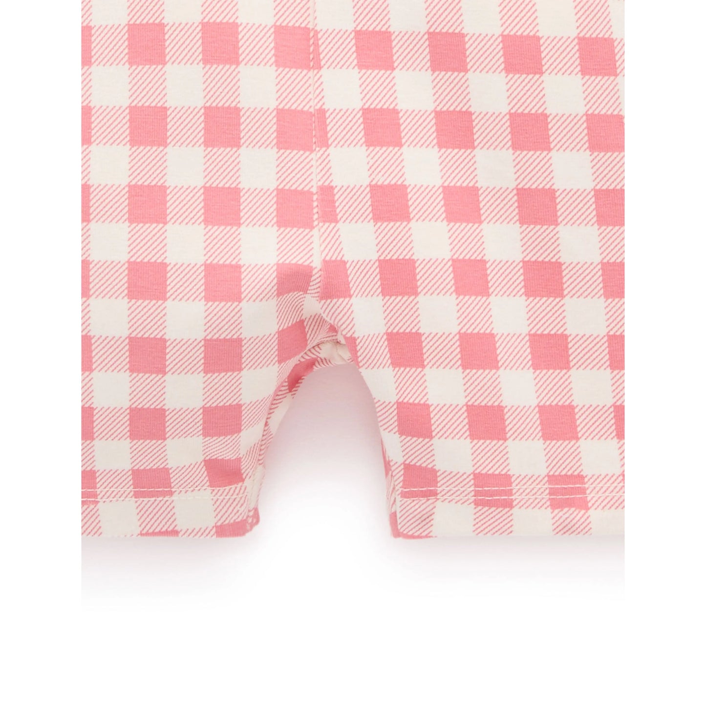 Bike Shorts - Pomergranate Gingham