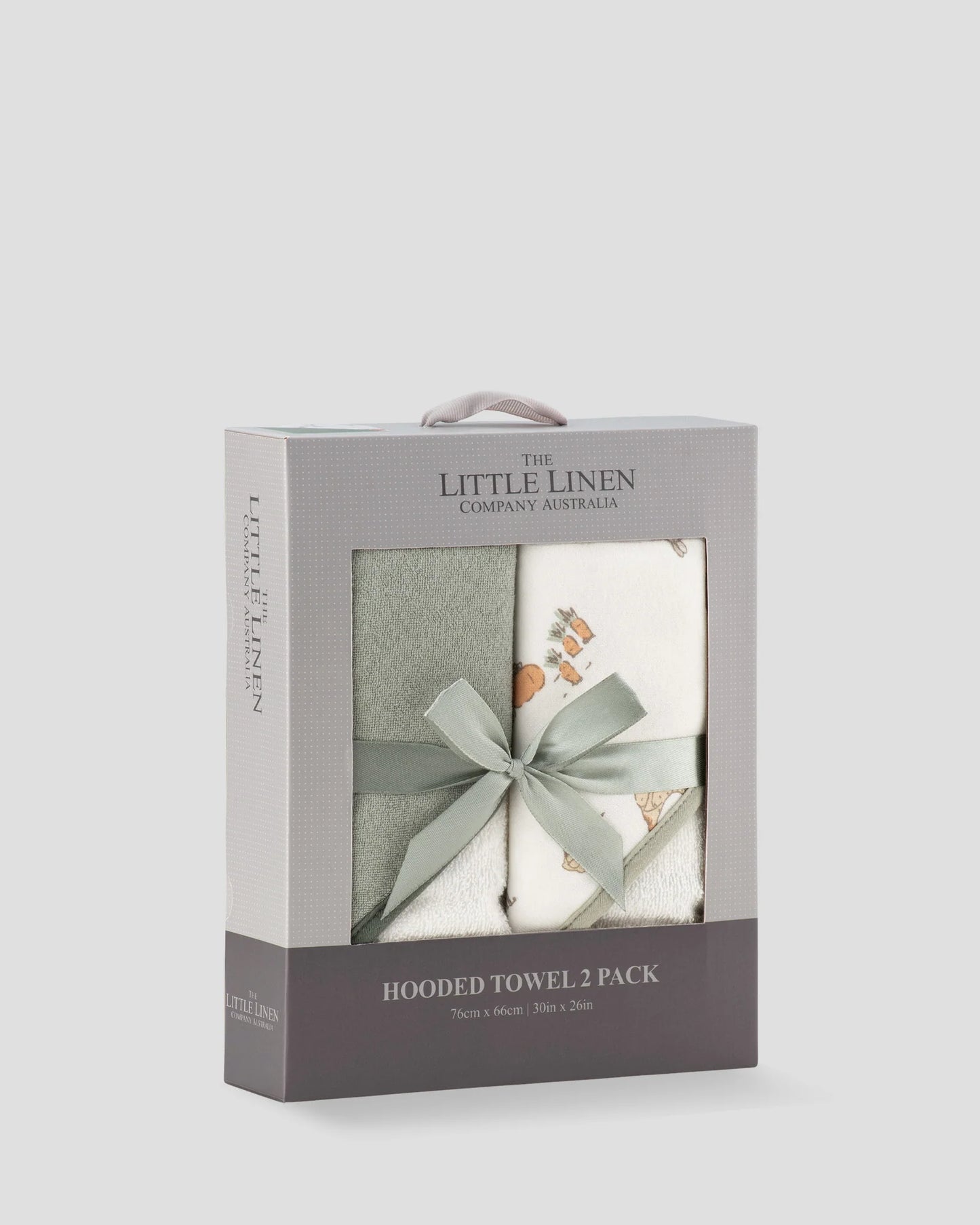 Baby Hooded Towels 2 Pack - Farmyard Lamb