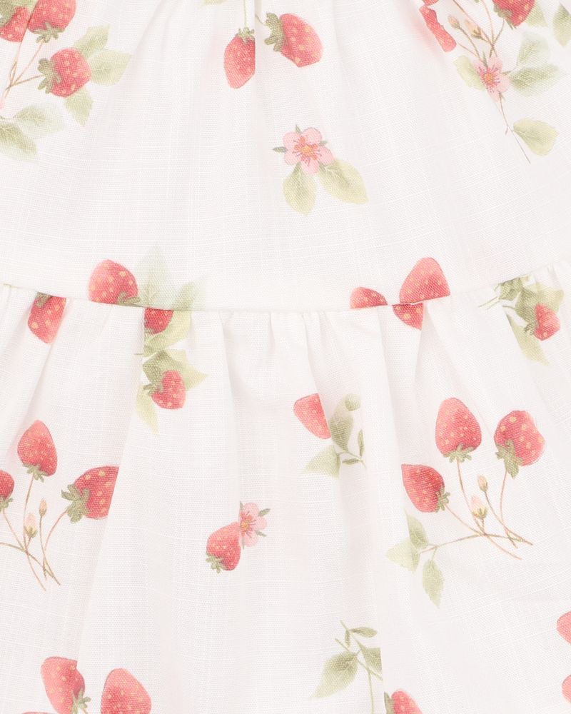 Poppy Strawberry Print Shorts