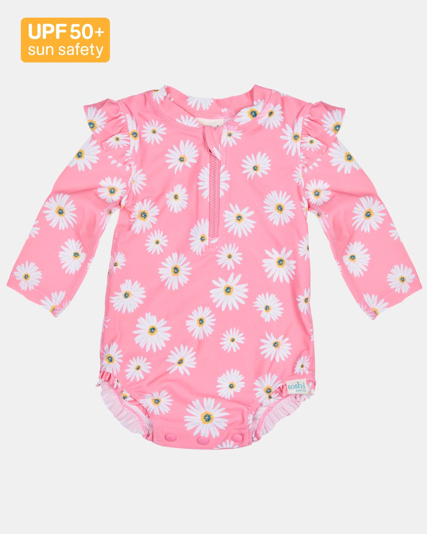 Toshi Swim Onesie - Daisy Watermelon