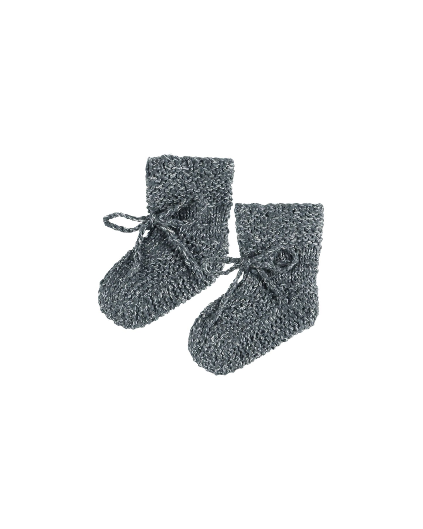 Quincy Mae Knit Booties - Indigo