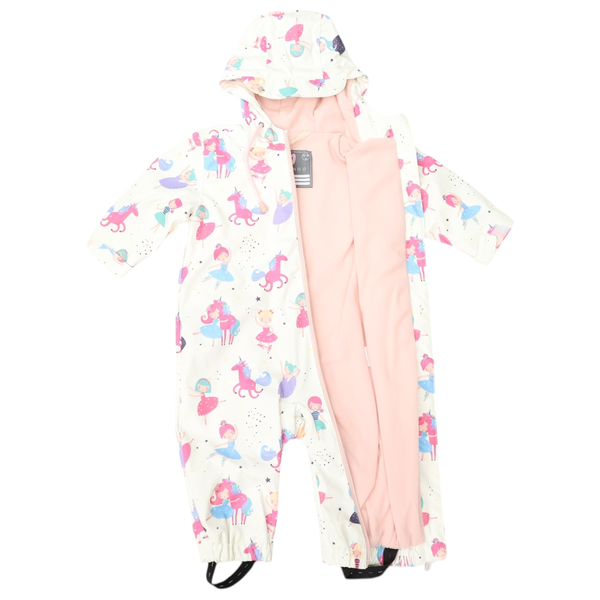Dancing Unicorns Rain Suit - Cream