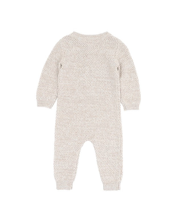 Oliver Knit Romoper - Stone Marl