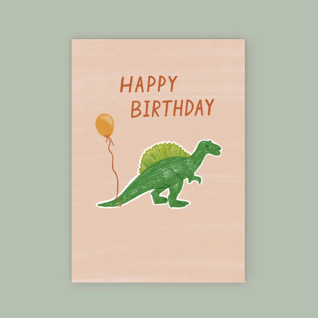 Card - Dinosaur Happy Birthday