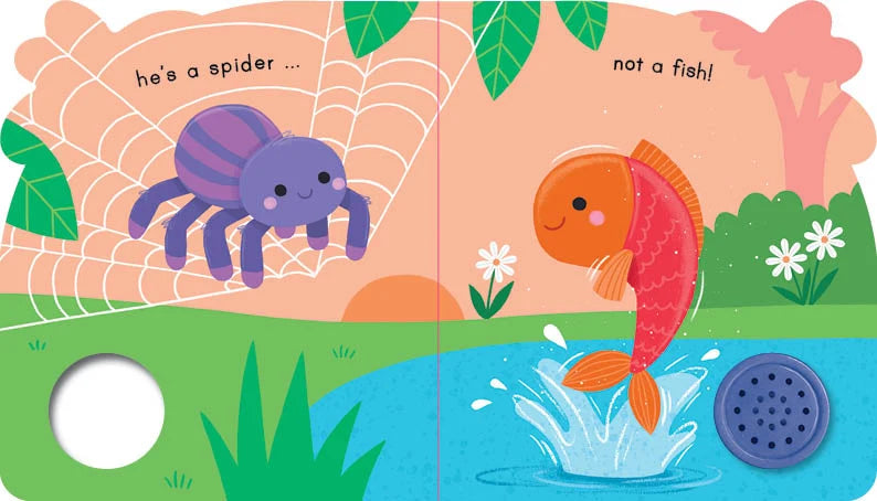 Button Sound Book - Incy Wincy Spider