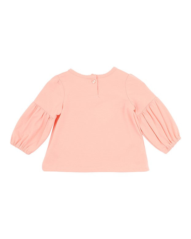Lyla Hummingbird Tee - Peach Fuzz